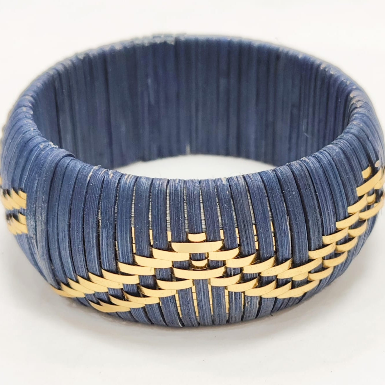 Navy and Gold Bangle
