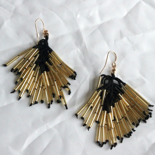 Gold Waterfall Earrings