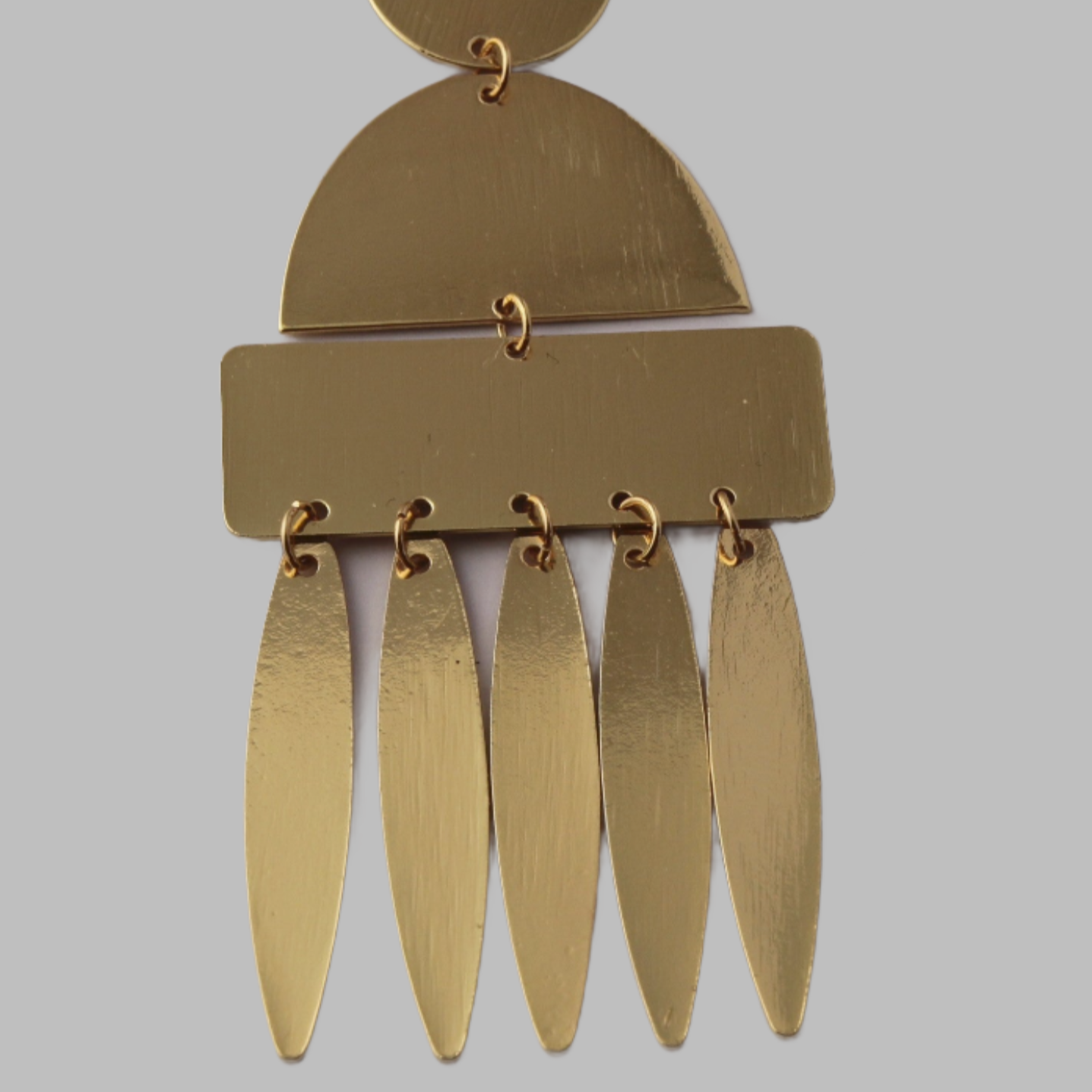 Metal Shapes Earring.