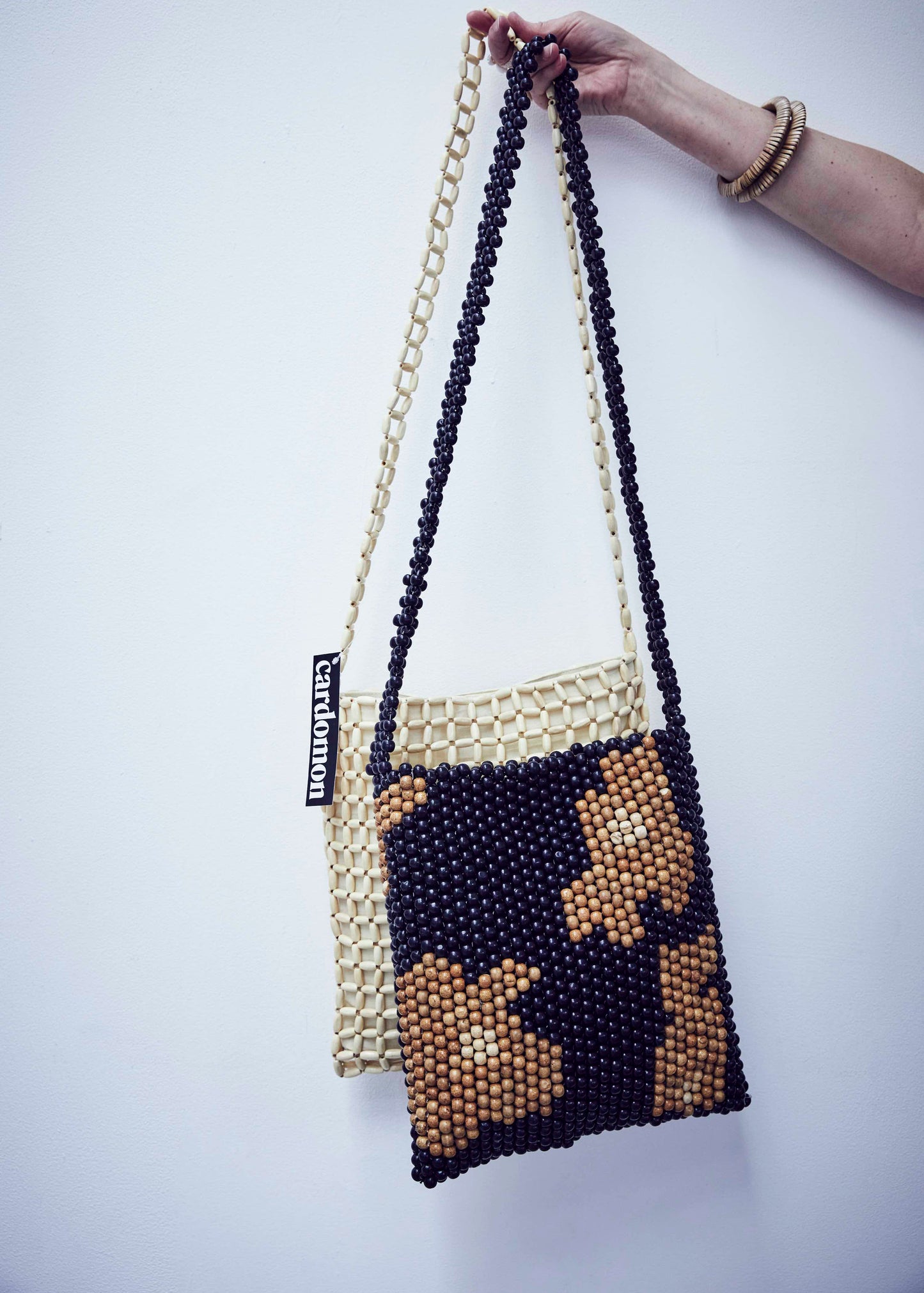 Caramel Beaded Bag