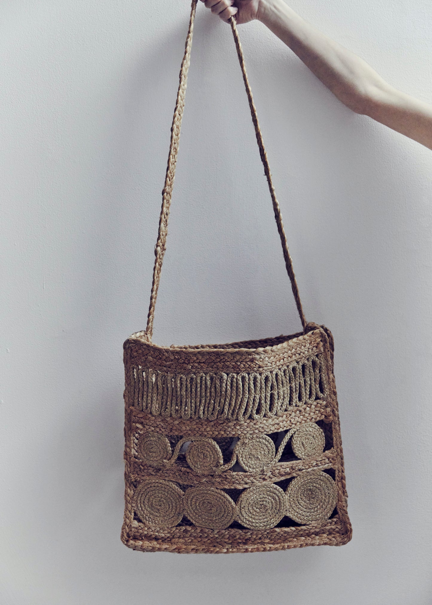 Jute Scroll Bag