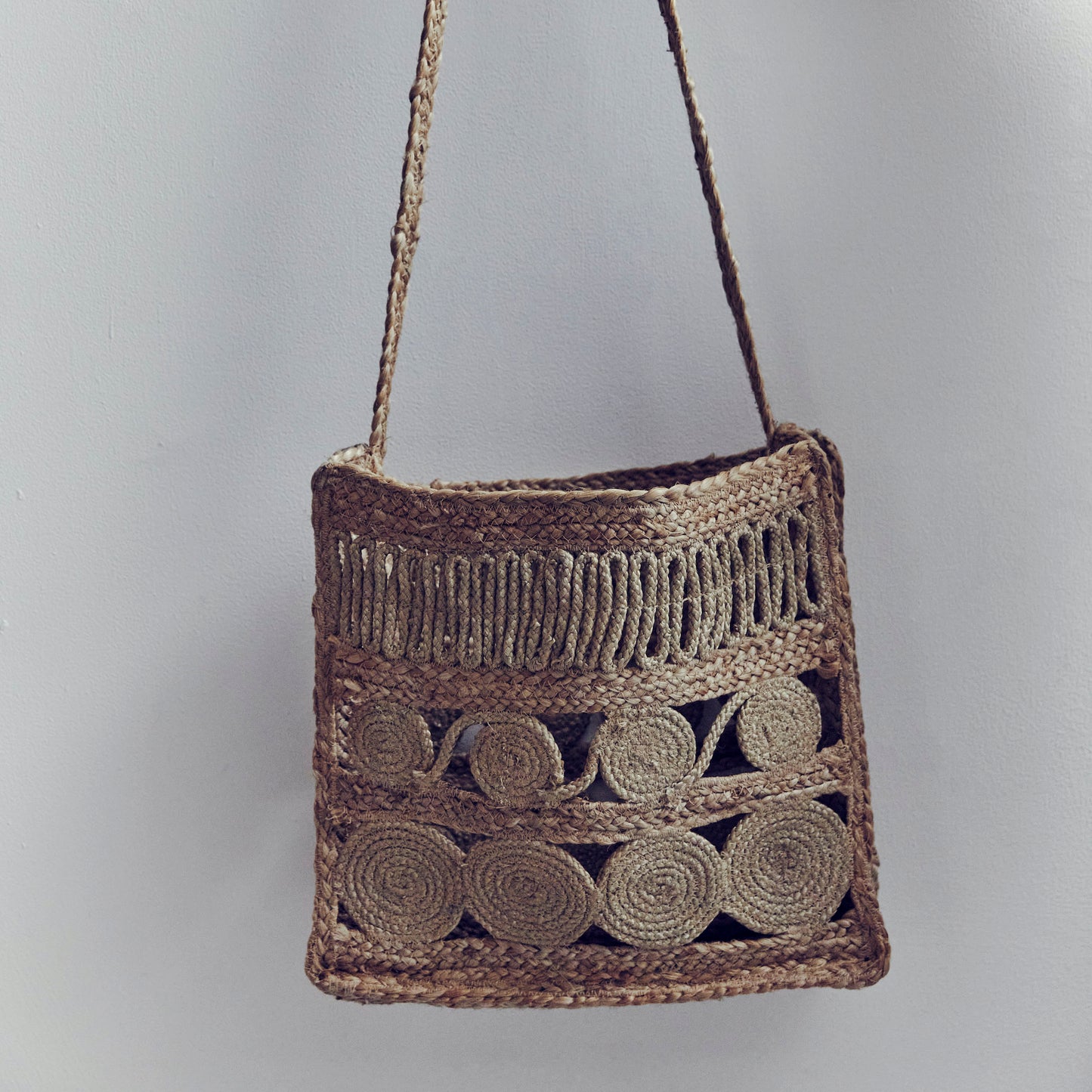 Jute Scroll Bag