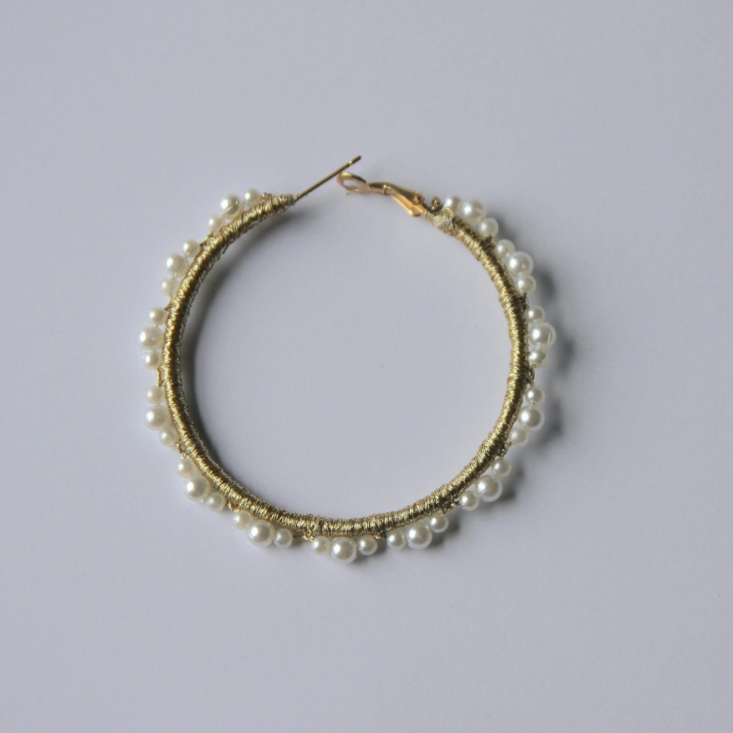 Pearl Hoop Earring