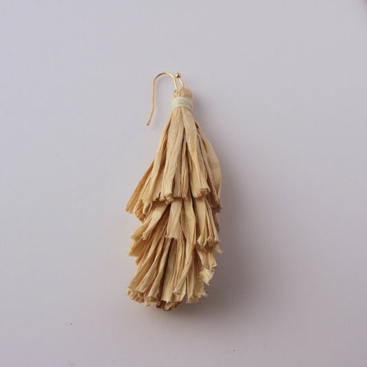 Raffia Tassel Earring