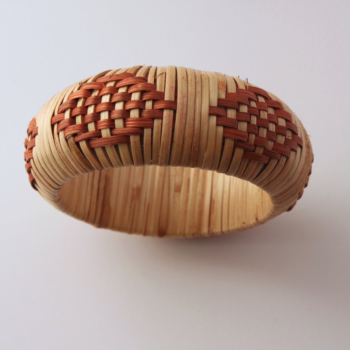 Terracotta and Natural Bangle