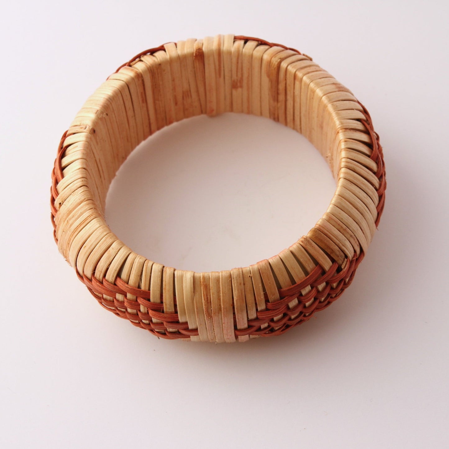 Terracotta and Natural Bangle