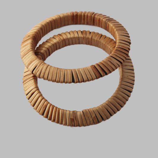 Rattan Tri-Bangle Bangle