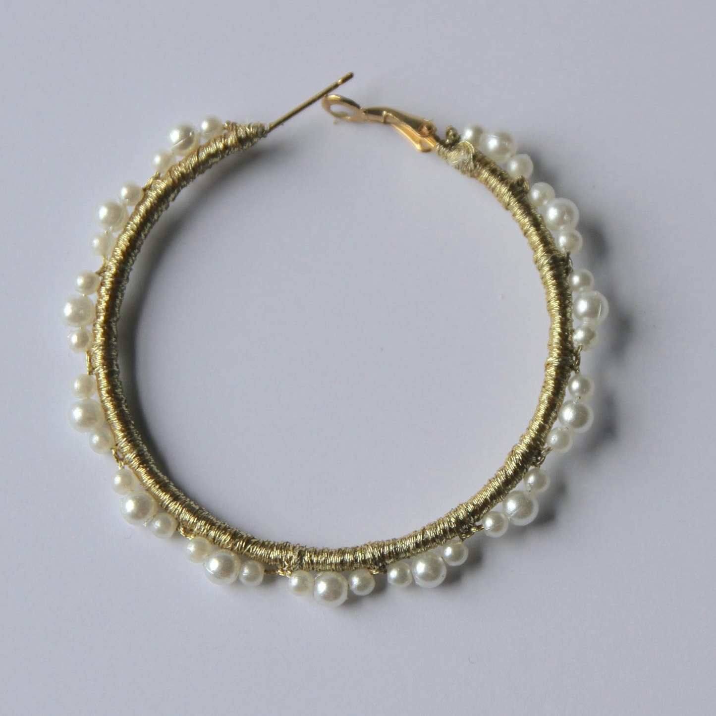 Pearl Hoop Earring