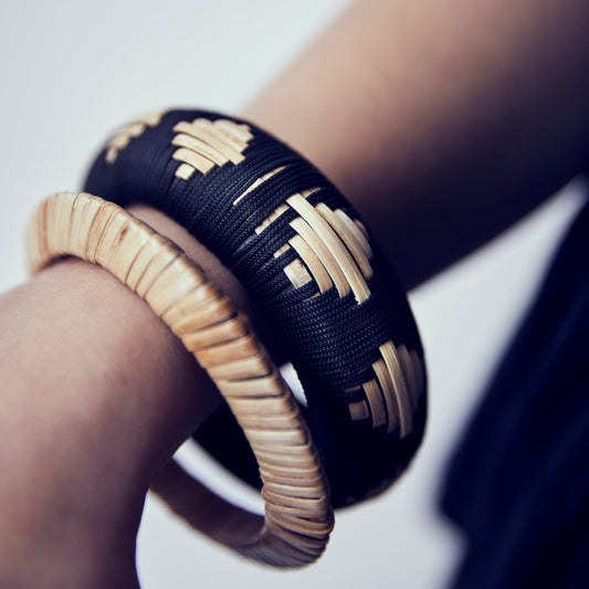 Black Natural Bangle