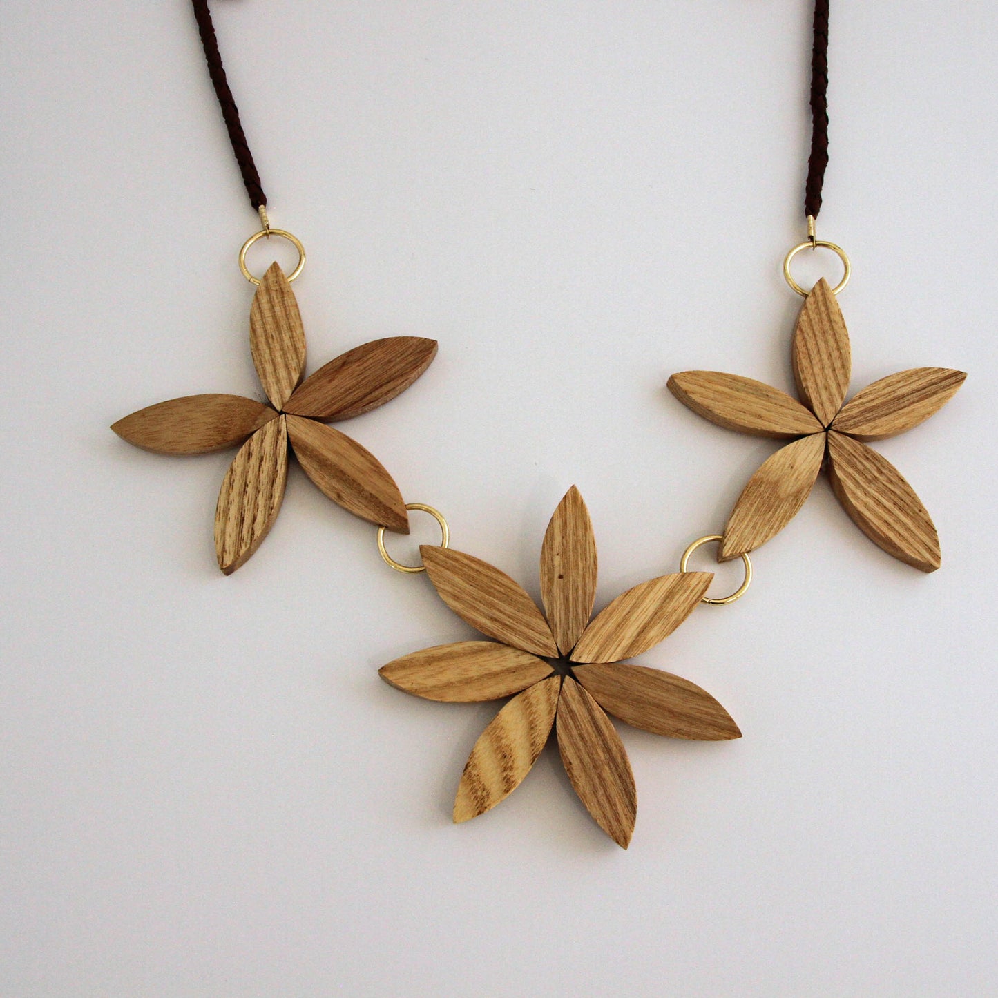 Wooden Floral Trio