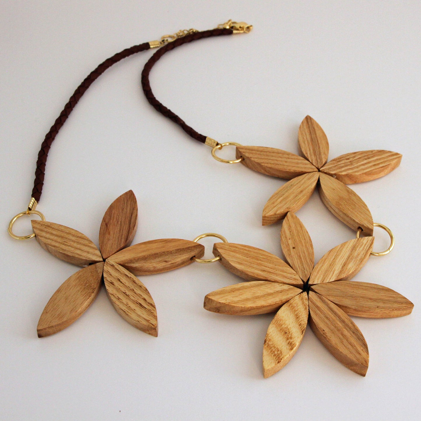 Wooden Floral Trio